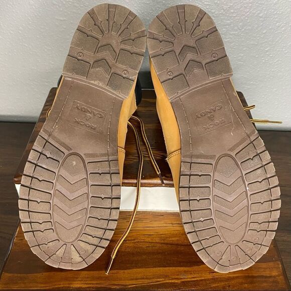 Rock & Candy Tan Bulldozer Boots Size 7.5 - Picture 12 of 13